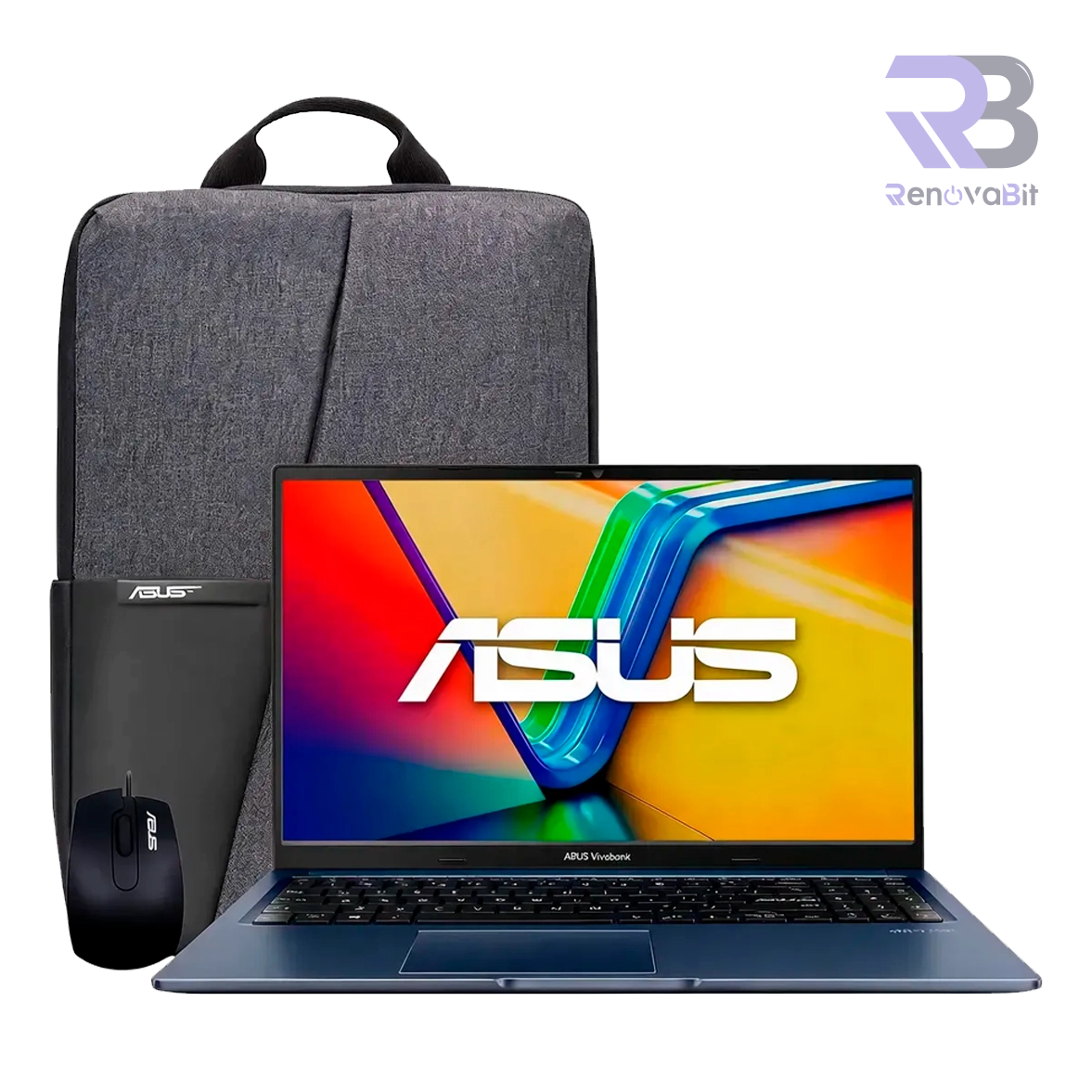 Laptop Asus Vivobook 15 X1504VA-BQ5699 Core 5 120U 8GB 512GB SSD 15.6'' IPS Mochila + Mouse