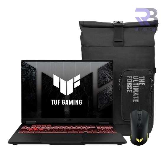Laptop Gamer Asus TUF Gaming FA608PM Ryzen 9 8940HX 16GB SSD 1TB RTX 5060 8GB WQXGA 240Hz W11 Mochila + Mouse