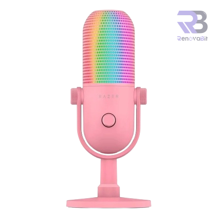 Micrófono Razer Seiren V3 Chroma 32 Bit DSP USB Quartz